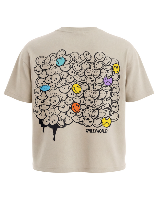 تيشيرت بطبعة نجوم وكواكب كبيرة