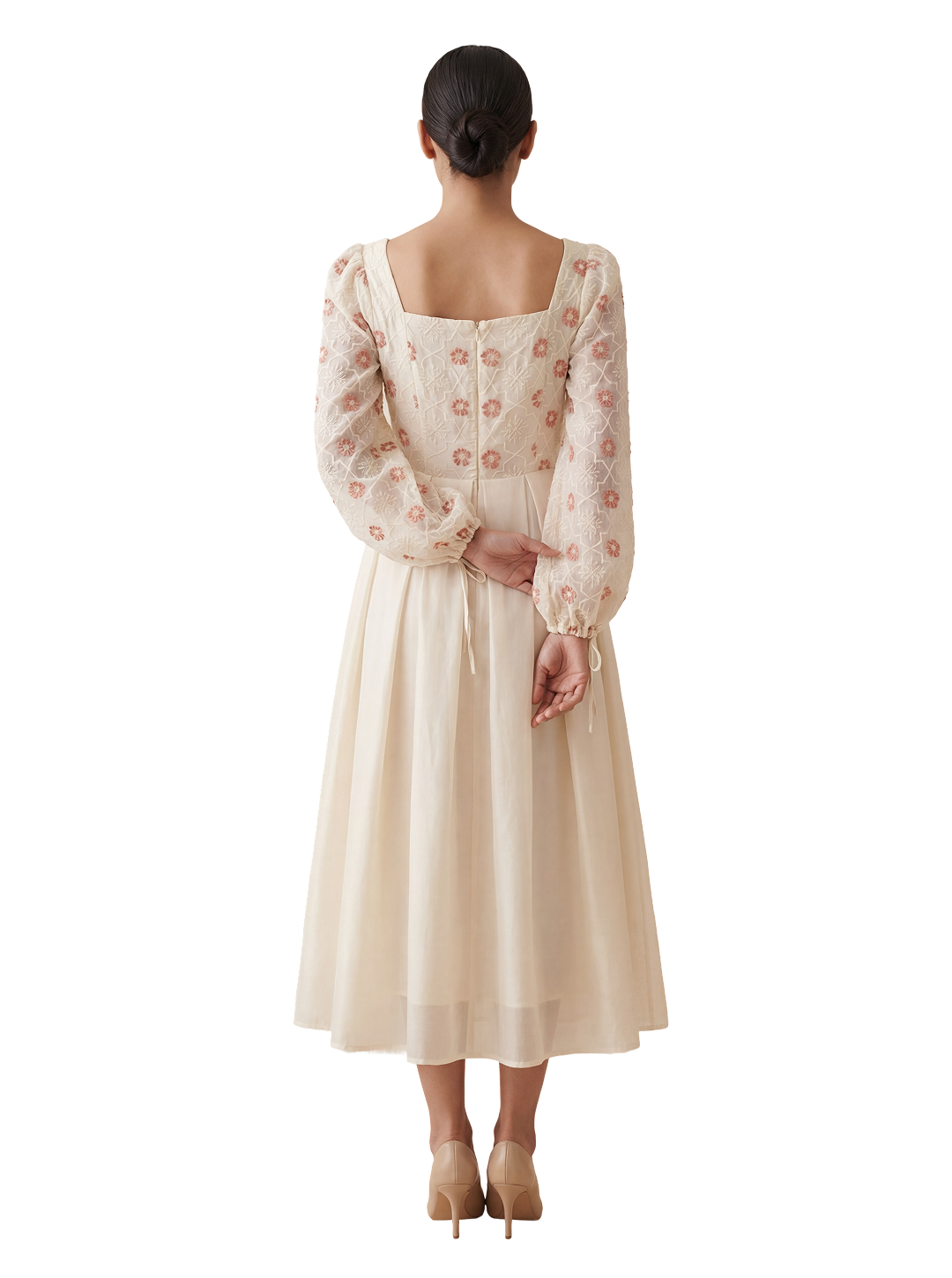 Long-sleeved summer dress