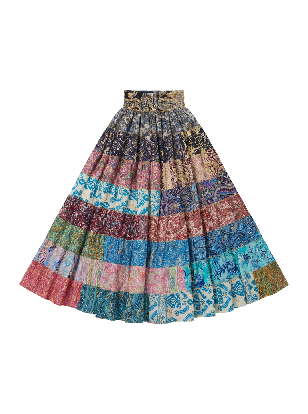 Light decorated summer skirt