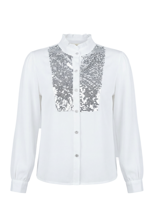 بلوزة بتطريز أنيق