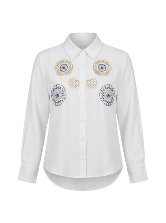 بلوزة بقصة عصرية