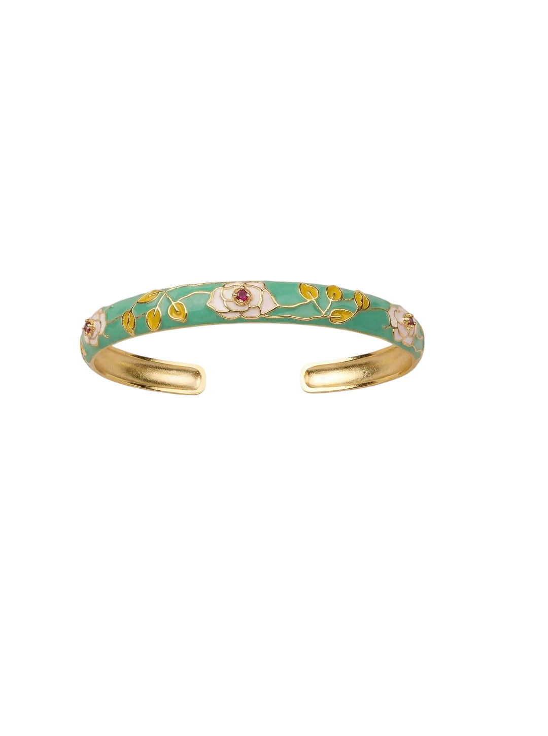 Embellished gold bracelet