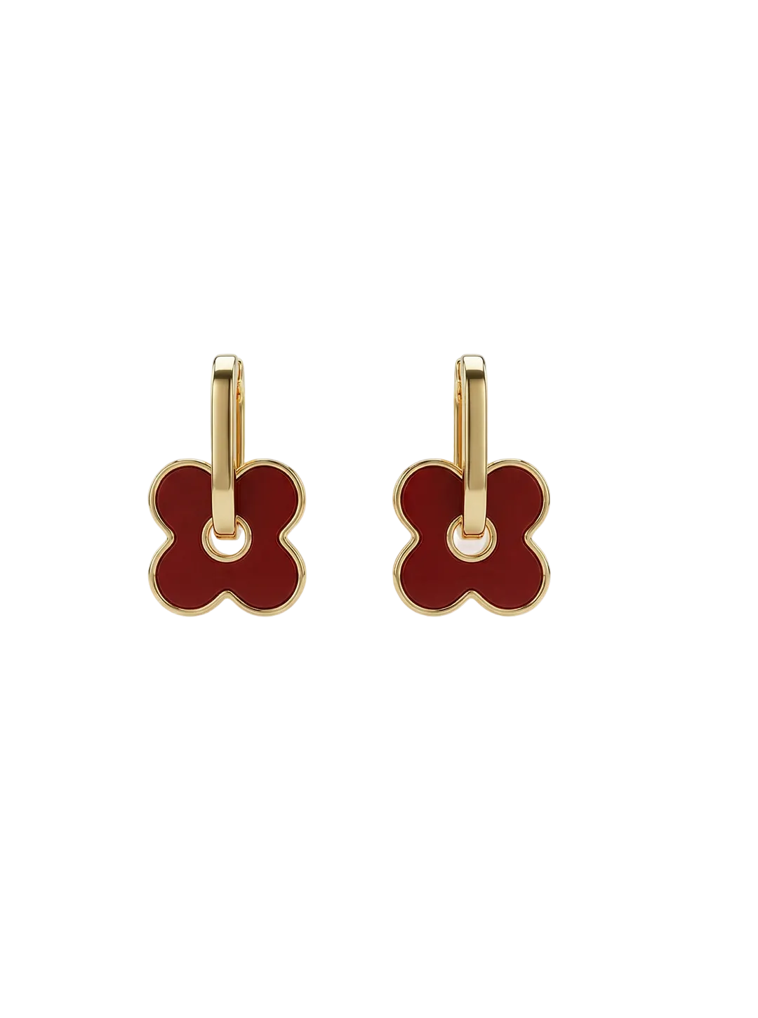 Small floral earrings