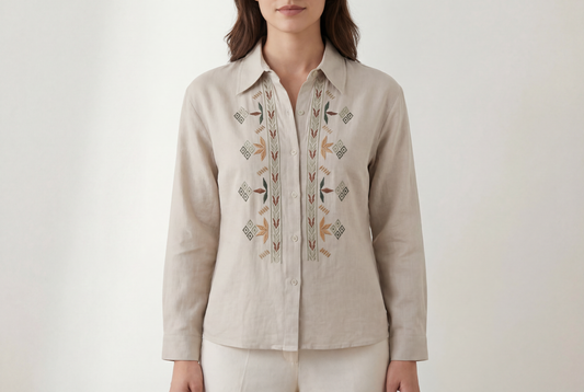 بلوزة قطن مريحة