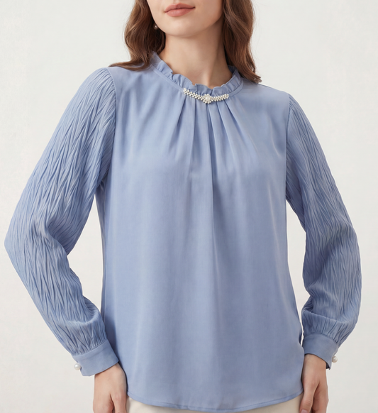 بلوزة ناعمة ستايل بسيط
