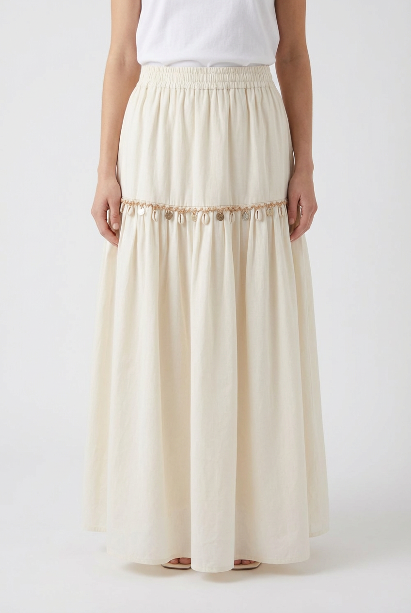 تنورة ميدي بتصميم كلاسيك أنيق