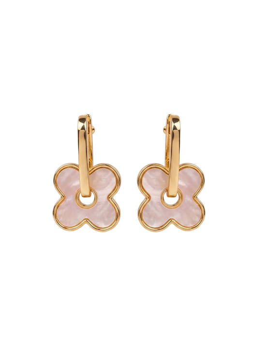 Small floral earrings