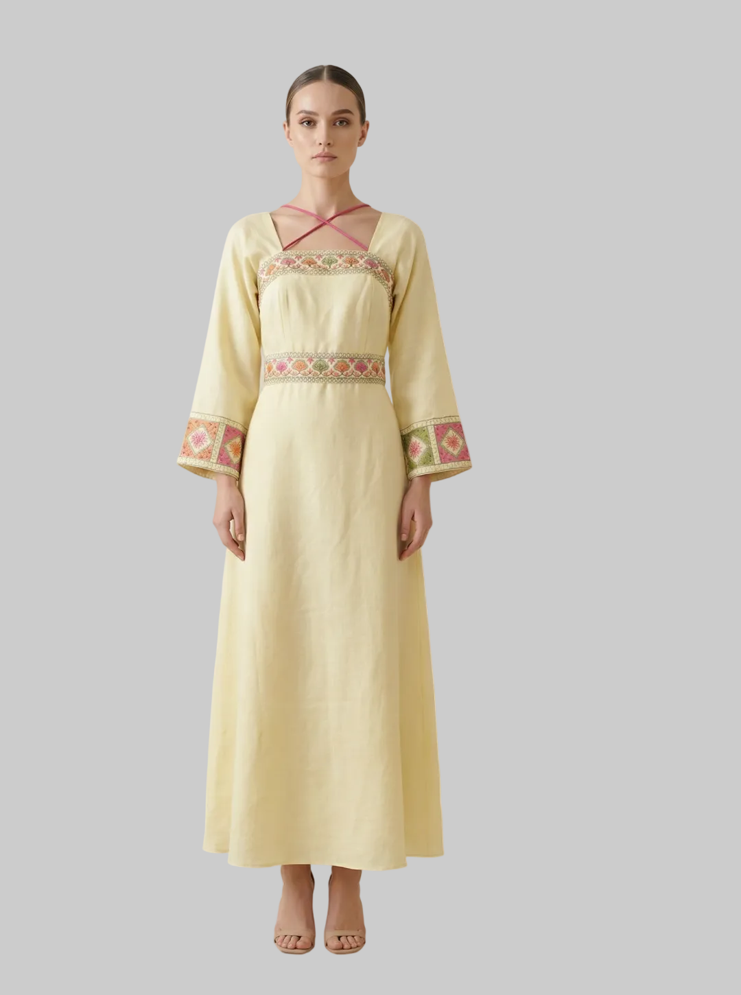 Soft-look summer dress