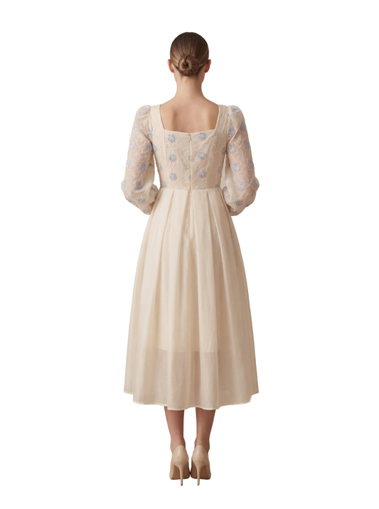 فستان صيفي كم طويل