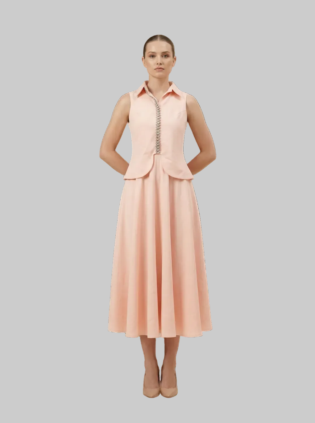 Soft-look summer dress