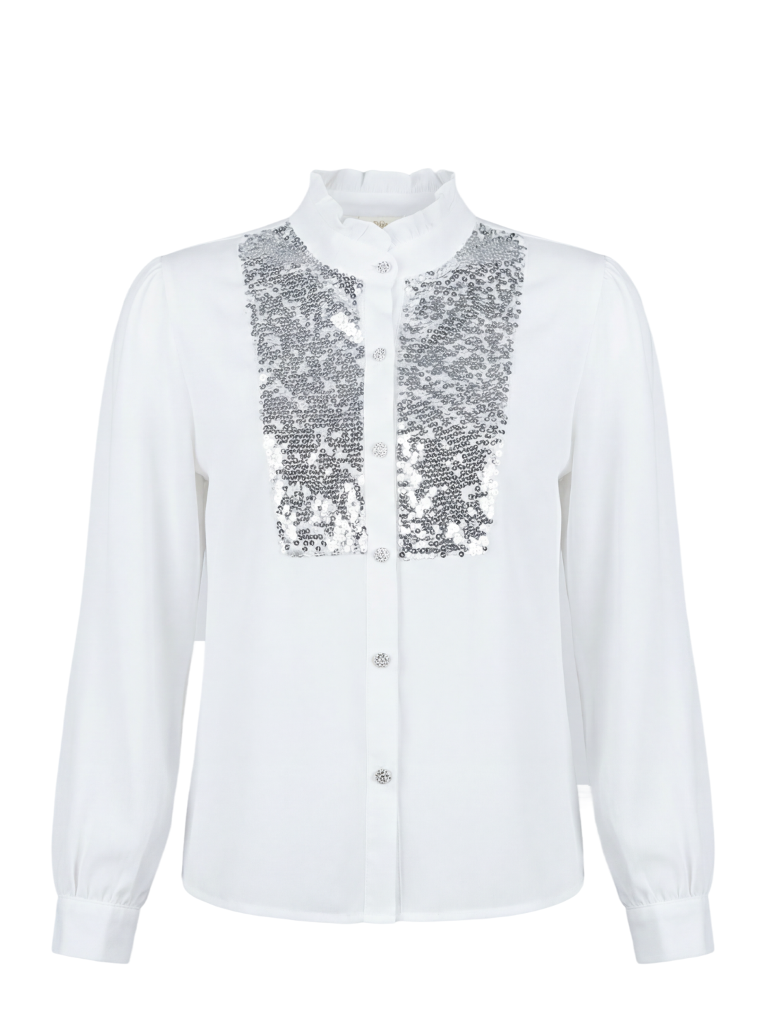 Blouse with elegant embroidery