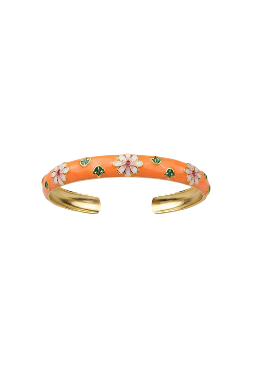 Orange summer bracelet