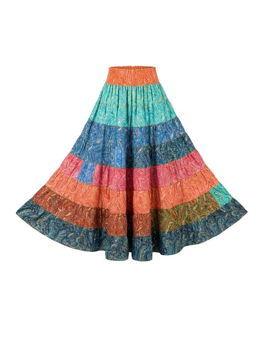 تنورة فلو بطابع تراثي