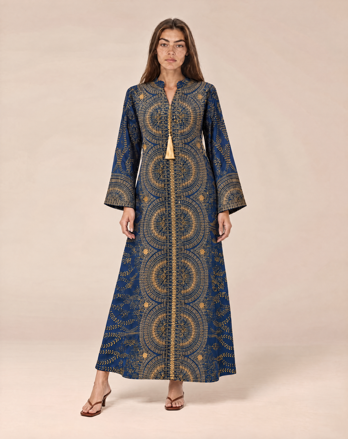 Luxurious embroidered women's jalabiya - Elegant and long jalabiya for special occasions