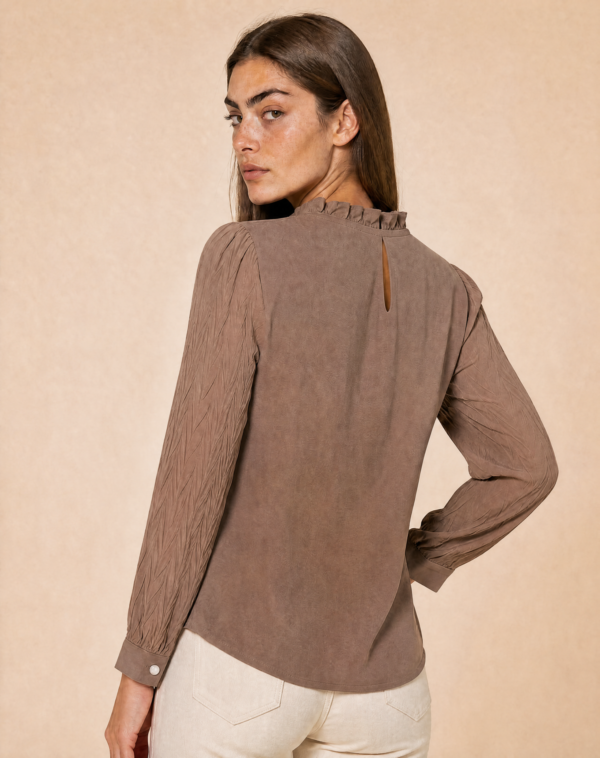 Soft blouse, simple style
