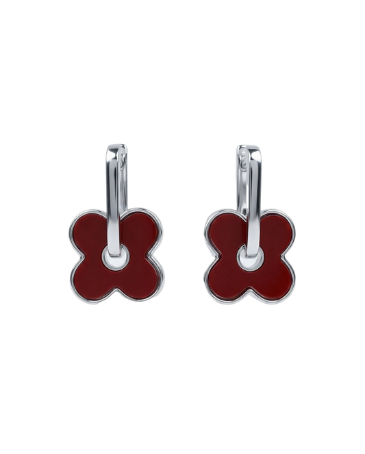 Small floral earrings