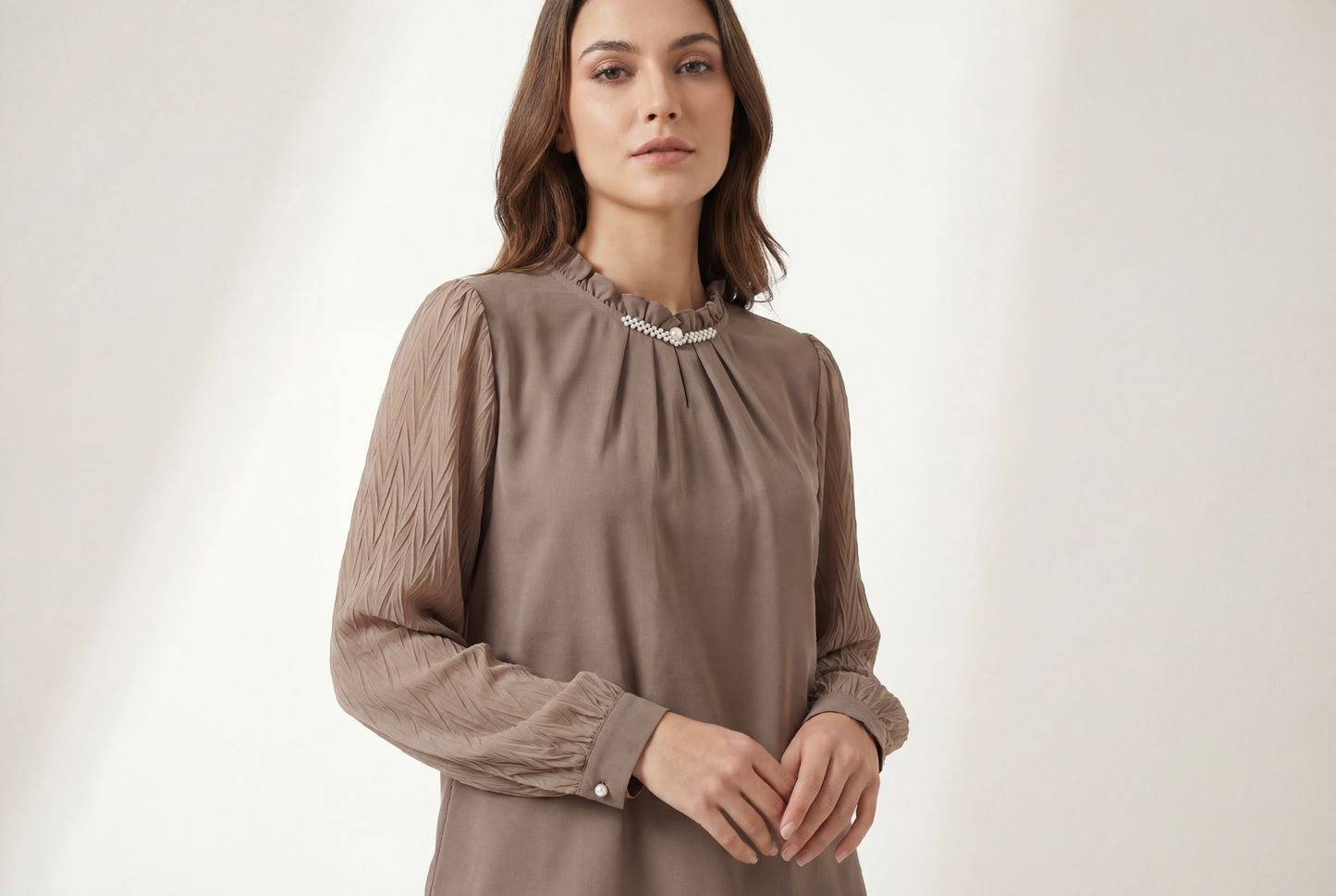 Soft blouse, simple style