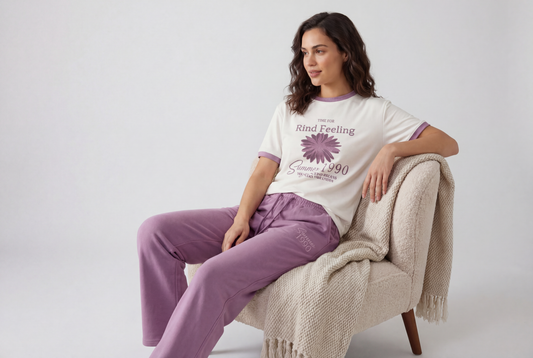 بيجامة قطن نسائي