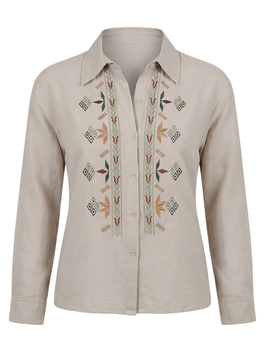 بلوزة قطن مريحة